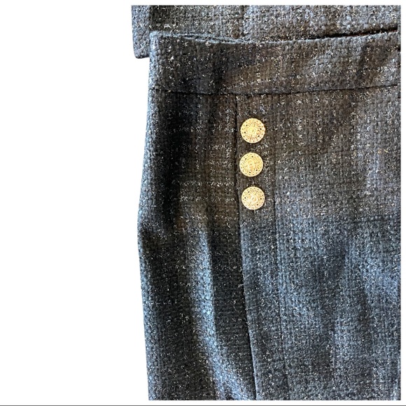 🌺🌺🌺The Koko Beautiful Classic Metallic Black Tweed Skirt Jacket Set - Picture 8 of 11
